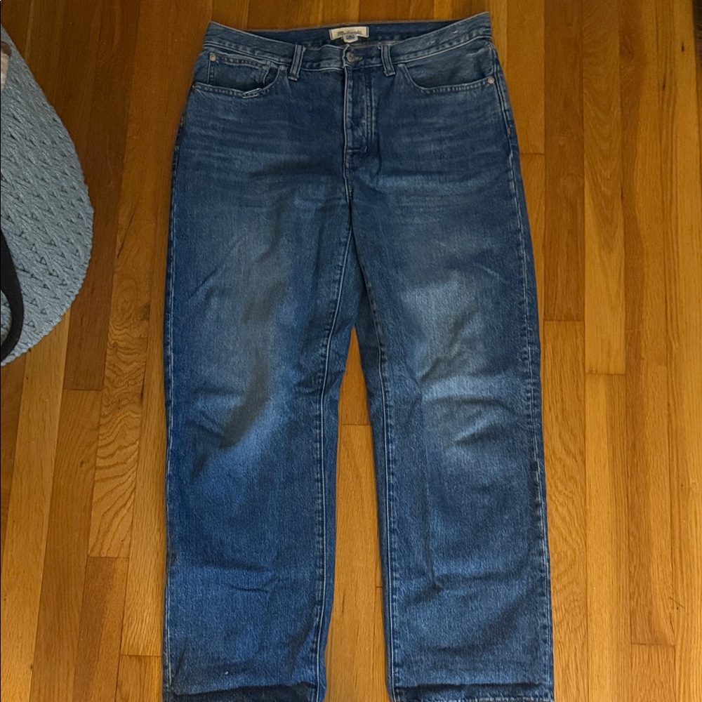 Madewell Straight Blue Jeans
